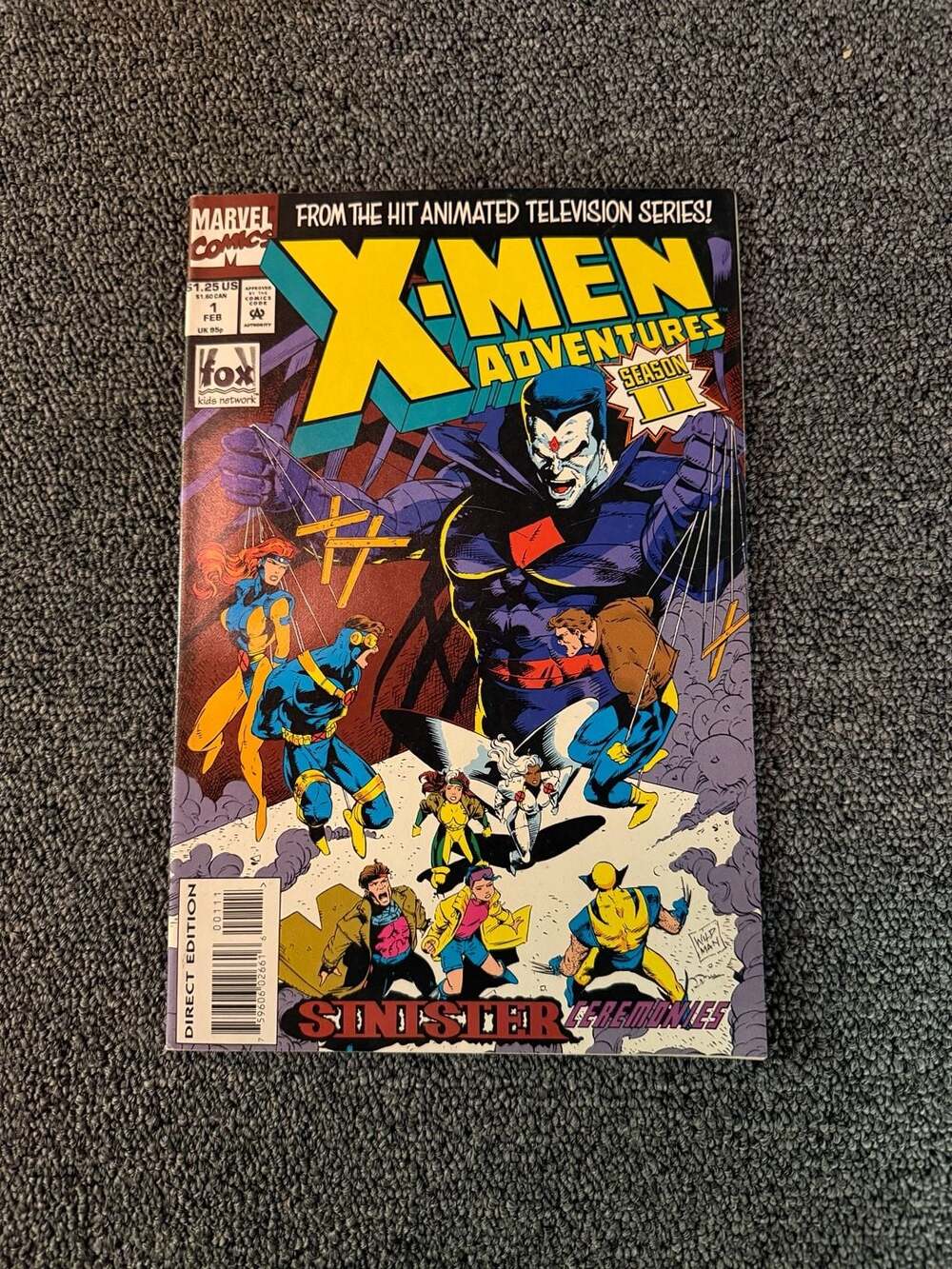 Marvel Comics X-Men Adventures Season II #1 Sinister Ceremonies